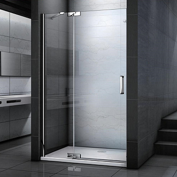 G301.1.12L Душ.огражд. 120*190см хром, стекло прозр.