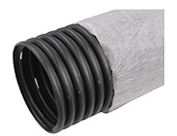 Труба дренажная N ПНД d110 с перфорацией в фильтре (50м)