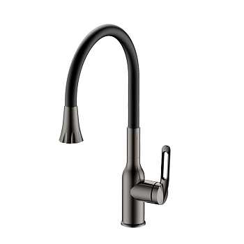 Елочка VF.73825-3 VALFEX Sagittarius Steel Graphite 35мм гибк.излив, графит (1/10)