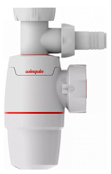 7070 - Сифон WIRQUIN NEO 11/4"х40мм б/вып с отв.п/ст.маш