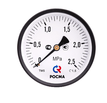 Манометр 63х1/4  6 бар ТМ-310T(осев.акс.подкл.) РОСМА (1/100)