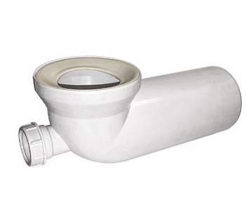 Труба фановая 110 х 90°, с отводом d=40мм ОРИО С-4910 (1/16)