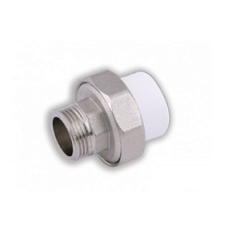 Американка нар.рез 50*1 1/2" (5/25) STABEX белый