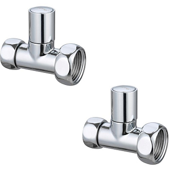 Кран для п/суш.прямой г-г 1/2"*3/4" колп G479.0405 1/10