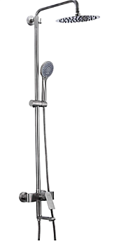 G2499-20 Gappo смес.д/кабины "зонт" нерж