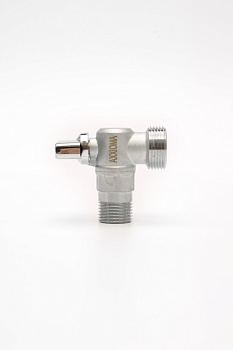 Кран УГЛОВОЙ 1/2"х3/4" латунь, Axxioma (А-152)