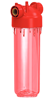 Фильтр д/ГОРЯЧЕЙ воды подкл.1/2", SLIMLINE10" АБФ-ГОР-12