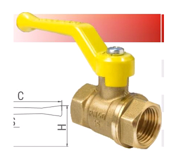 Кран шар. ГАЗ 3/4" ргг "Valfex" 11Б27фтМ (64/16)