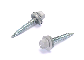 Саморезы кров.4,8х35, сверло  RAL 7004 сигнальный серый