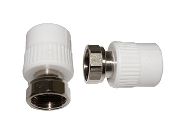 Муфта нак/гайк 25*1 Valfex белый (25/100)