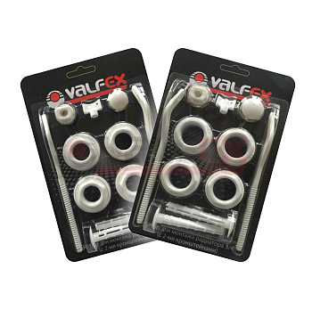 Комплект переходн.с 2-мя кронш.д/алюм.радиат.1/2 Valfex