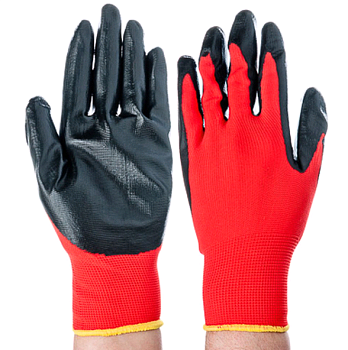 Перчатки садовые 2-ой нитрил.полуоблив,10 разм.(188-039)