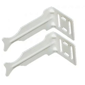 Кронштейн д/радиатора универc. белый УГЛОВОЙ F815 50/200