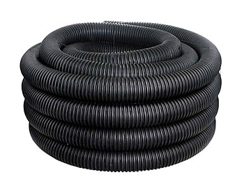 Труба дренажная N ПНД d110 с перфорацией б/фильтра (50м)