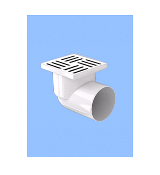 Трап ПП 110 гор.спуск реш.рег 150*150 н/ж СУХОЙ ТQ1612 (1/6)