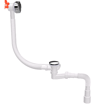 1540 - Сифон для ванны автомат, выпуск 70мм (1/20)