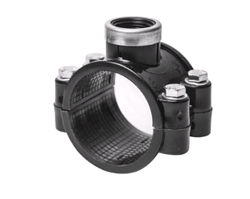 Седелка ПЭ с вн.труб.резьбой 110 - 1/2" (обж) АСТОРЕ