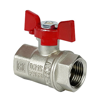 Кран шар. никель 1/2" бгг PREMIUM Valfex (80/20)