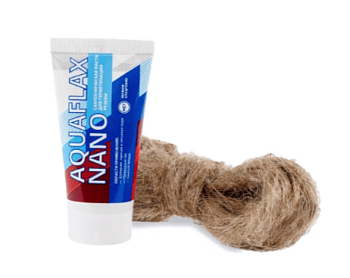 Комплект Aquaflax nano, уплотн.паста 80гр.+20гр.лён(25)