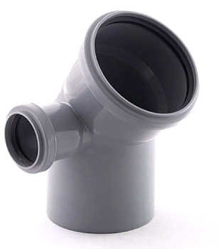 Колено ПП Ø110-Ø50 45° ЛЕВОЕ