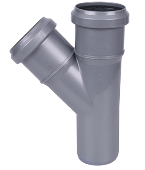 Тройник Политэк ПП 50/40 уг.45 (1/80)