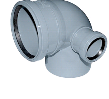 Колено ПП Ø110-Ø50 90° ПРАВОЕ