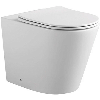 Унитаз приставной Вега AQ1906-00 безободковый Aquatek