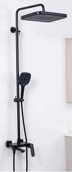 G2428-6 Gappo смес.д/кабины черный