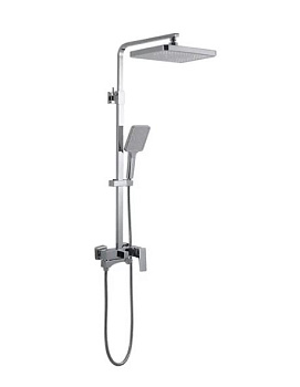 F-2476 Frap смес.д/кабины "зонт" хром