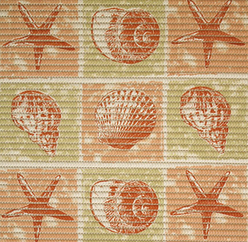 Коврик для ванной 0,8*15м (V4BG) ракушки