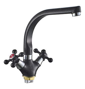 Елочка R5043KF-1 Rainsberg 1/2 м/к гайка черный (1/10)