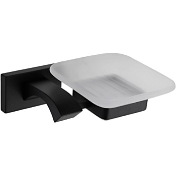 G0702-6 мыльница настен. черная