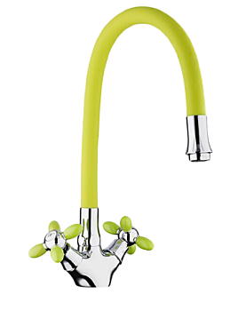 R44127-6 Frud елочка 1/2 м/к хр,зеленый гиб.нос БЕЗ ПОДВОДКИ