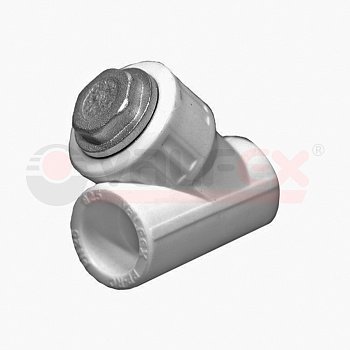 Фильтр сетчатый 40 * 1 1/4" Valfex белый (16/4)