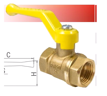 Кран шар. ГАЗ 1" ргг "Valfex" 11Б27фтМ (1/40)