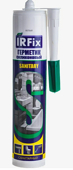(20005) Герметик силикон санитарн. бесцвет. 310мл (1/16)