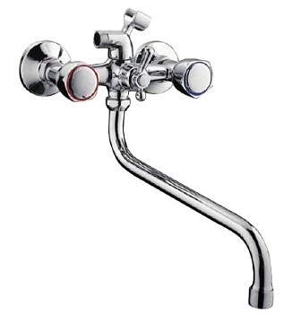 F-2209 Frap смесит. ванна 1/2 м/к Глобо шар. перекл