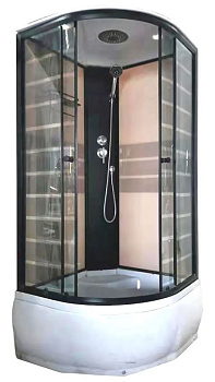 Душ.каб. 50 90*90*215 В/П БЕЖ/ПОЛОСЫ