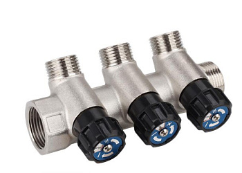 Коллектор РЕГУЛ.3/4*16*1/2 с 3-мя кран.Frap F404.3 (4/36