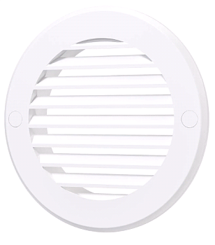 Вент.решетка 10РК фланец D100 D136 пластик ERA (1/55)