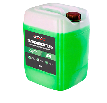 Теплоноситель ECO-30(пропиленгликоль)30кг VALFEX зел.