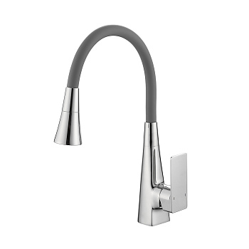 Елочка VF.73823 VALFEX Tureis Chrome 35мм гибк.излив хром (1/10)