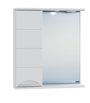 Зеркальный шкаф "Родос 60" лев.свет (106015)