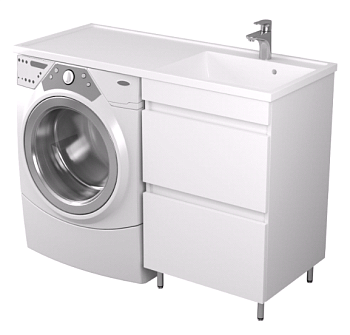 Умывальник н/стир.маш. Magenta 1200 правая (4902)