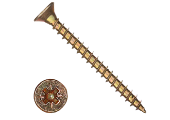 Шурупы 5х45 пот., желт